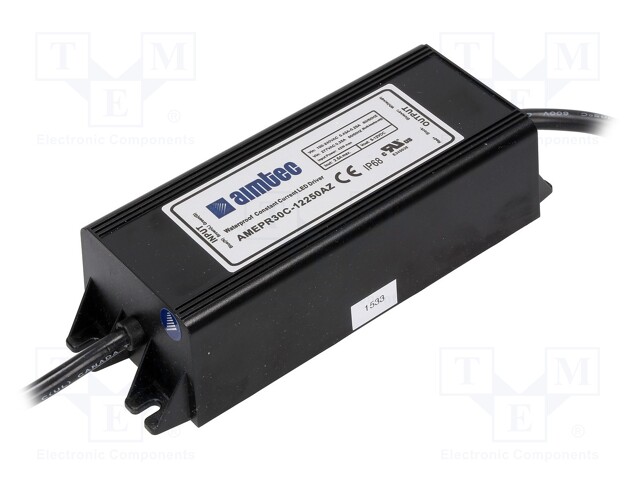 Power supply: switched-mode; LED; 30W; 5÷12VDC; 2.5A; 90÷305VAC