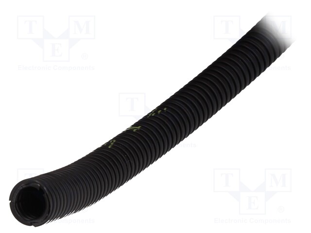 Protective tube; Size: 12; polypropylene; black; -20÷105°C
