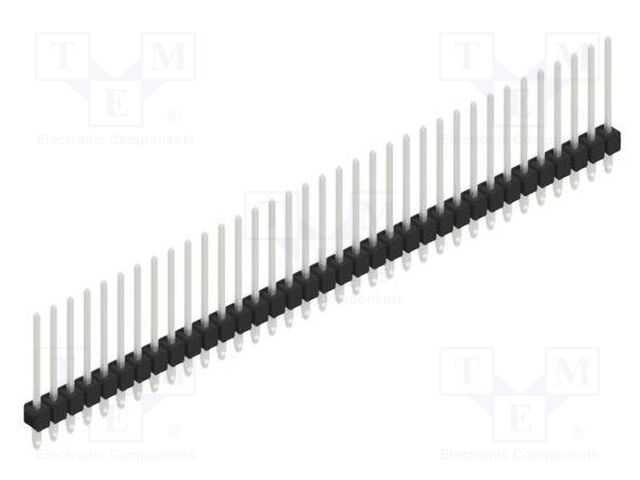 Connector: pin strips; pin header; male; PIN: 35; 2.54mm; THT; 1x35