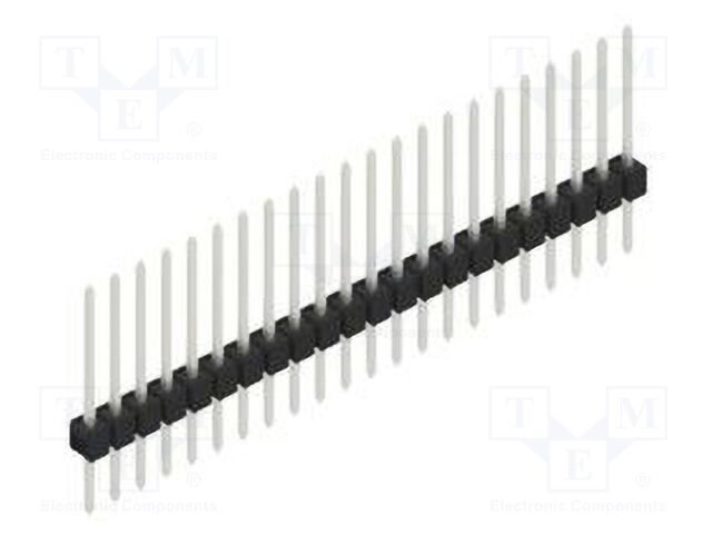 Connector: pin strips; pin header; male; PIN: 22; 2.54mm; THT; 1x22