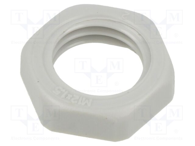 Nut; M12; PA; Thread: metric; Pitch: 1.5; for cable glands