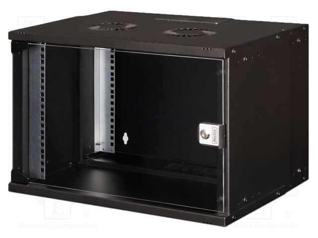 Enclosure: rack cabinet; Standard: 19"; SOHO PRO; 7U; black