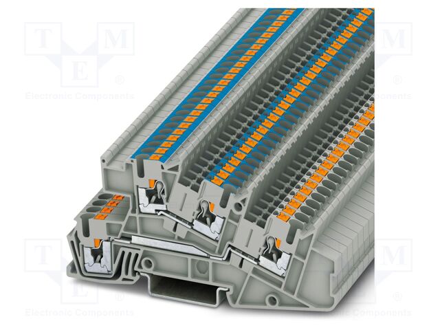 Splice terminal: rail; PA; terminals: 4; W: 5.2mm; H: 101mm
