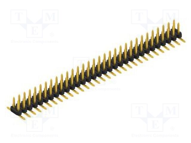 Connector: pin strips; pin header; male; PIN: 62; 2mm; SMT; 2x31