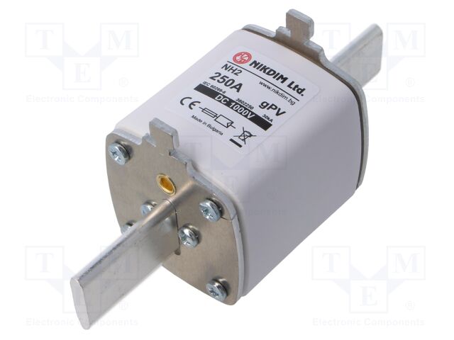Fuse: fuse; gPV; 250A; 1kVDC; industrial; NH2