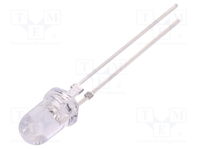IR transmitter; 5mm; 850nm; transparent; 60mW; 15°; THT; 100mA