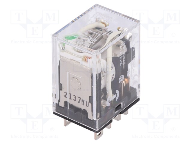 Relay: electromagnetic; DPDT; Ucoil: 24VDC; 10A/110VAC; 10A/24VDC