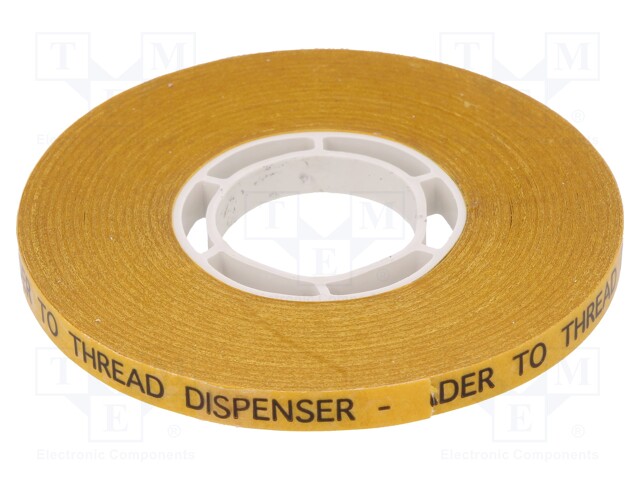 Tape: fixing; W: 6mm; L: 33m; D: 0.05mm; Application: fixing,bonding