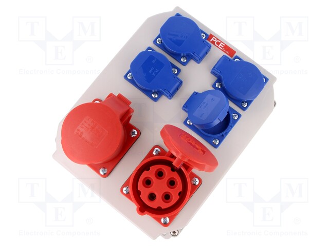 Electric switchboard; Mounting: wall mount; IP54; Inom 1: 32A