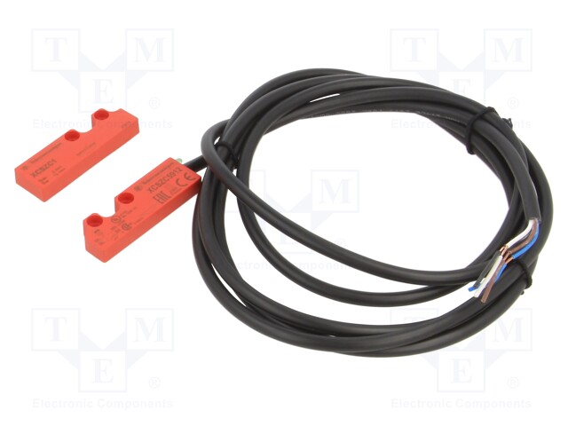 Safety Interlock Switch, XCSDM Series, DPST-1NO, SPST-NC, Wire Leaded