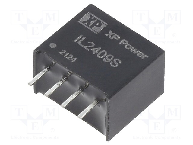 Isolated Board Mount DC/DC Converter, ITE, 1 Output, 2 W, 9 V, 222 mA