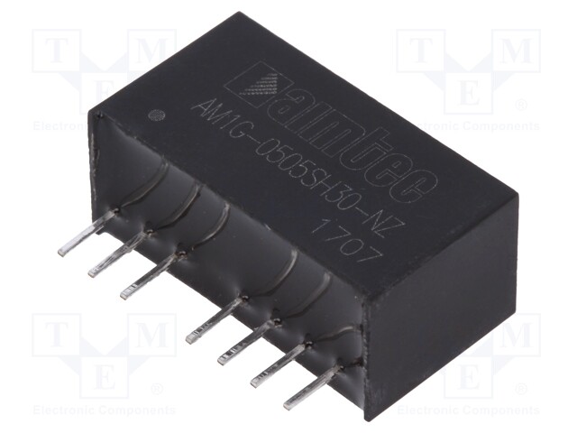 Converter: DC/DC; 1W; Uin: 4.5÷9V; 5VDC; Iout: 200mA; SIP8; 4.9g