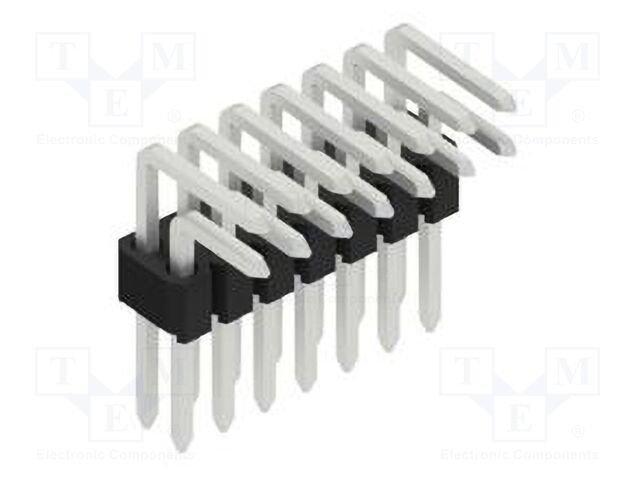 Connector: pin strips; pin header; male; PIN: 14; 1.27mm; THT; 2x7