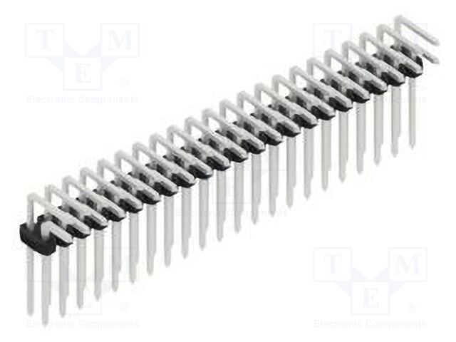 Connector: pin strips; pin header; male; PIN: 44; 2mm; THT; 2x22
