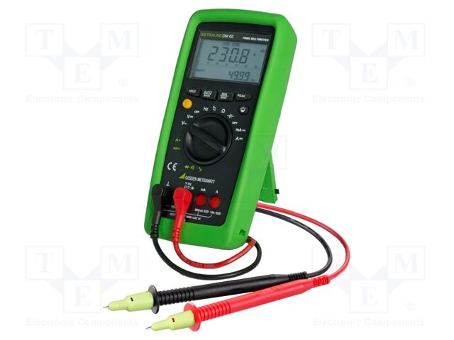 Digital multimeter; LCD 4 digits,bargraph; 2,8x/s; True RMS