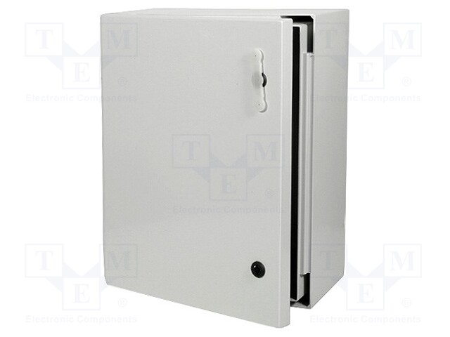 Enclosure: wall mounting; X: 515mm; Y: 415mm; Z: 230mm; CAB; grey