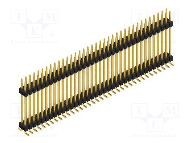 Connector: pin strips; pin header; male; PIN: 72; 2.54mm; SMT; 2x36