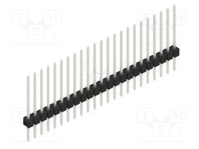 Connector: pin strips; pin header; male; PIN: 23; 2.54mm; THT; 1x23