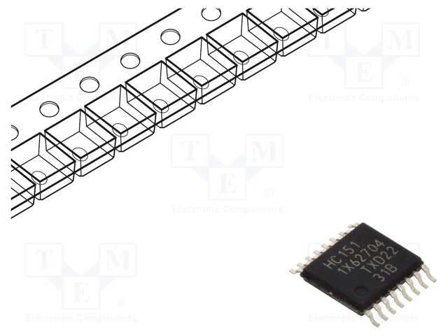 IC: digital; 8bit,multiplexer; Ch: 8; CMOS; SMD; TSSOP16; HC; 2÷6VDC