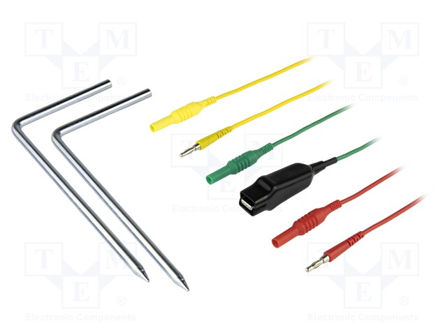 Earthing resistance measurement kit; Works with: MEG-MFT1835