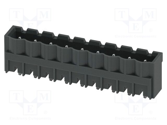 PCB headers, nominal cross section: 2.5 mm2, color: black, n