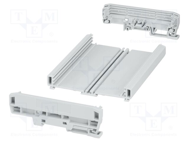 Enclosure: for DIN rail mounting; Y: 127.8mm; X: 153.8mm; PVC