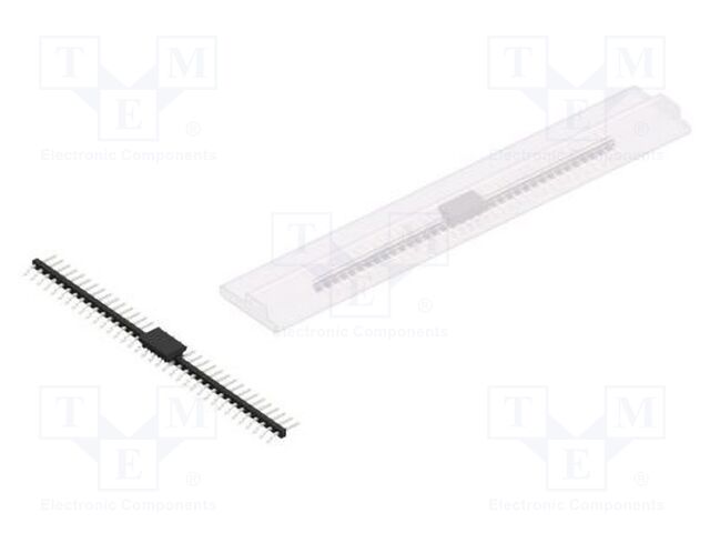 Connector: pin strips; pin header; male; PIN: 36; 2mm; SMT; 1x36