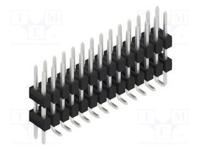 Connector: pin strips; pin header; male; PIN: 28; 2.54mm; SMT; 2x14