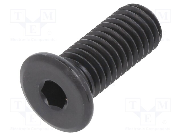 Screw; M8x20; Head: cheese head; imbus; steel; black finish