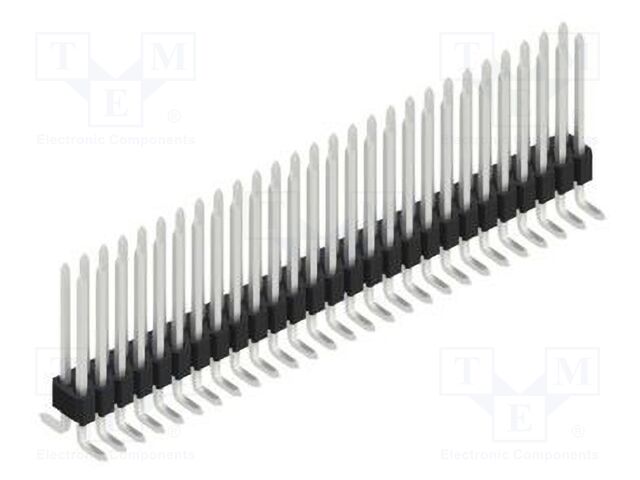 Connector: pin strips; pin header; male; PIN: 54; 1.27mm; SMT; 2x27