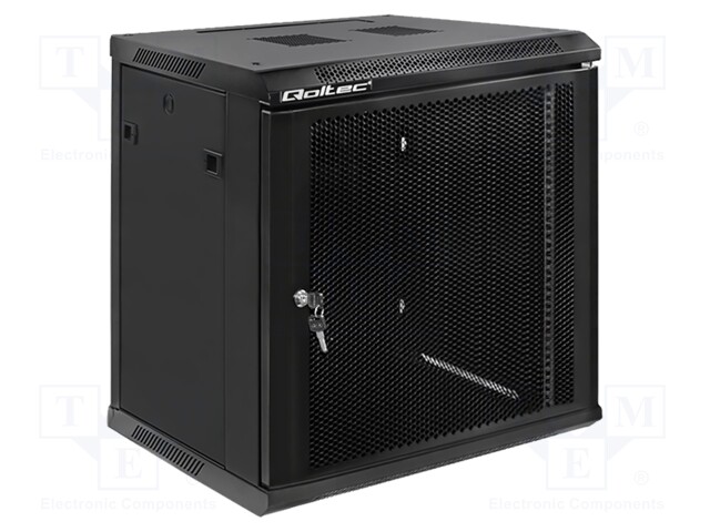 Enclosure: 19" standard; Standard: 19"; 12U; black; Y: 450mm