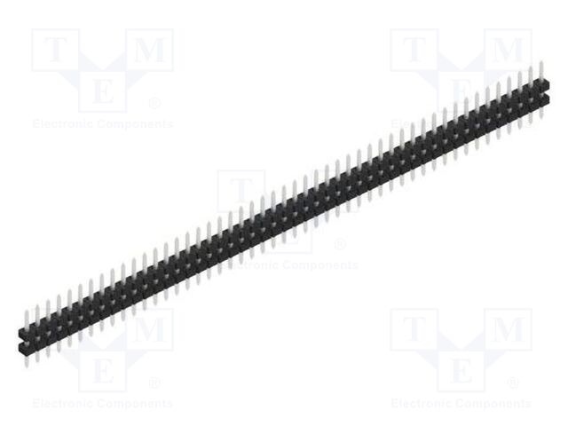 Connector: pin strips; pin header; male; PIN: 49; 2mm; THT; 1x49