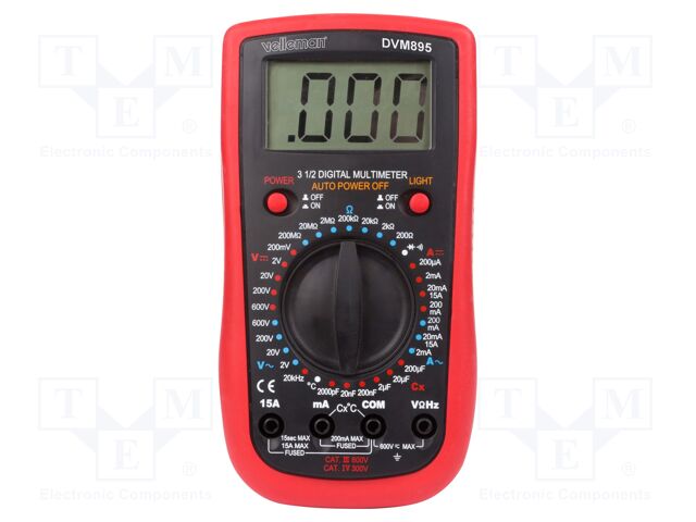 Digital multimeter; LCD 3,5 digit (1999); f range: 20kHz