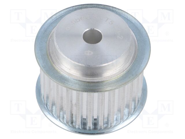 Belt pulley; T5; W: 25mm; whell width: 36mm; Ø: 43.75mm; aluminium