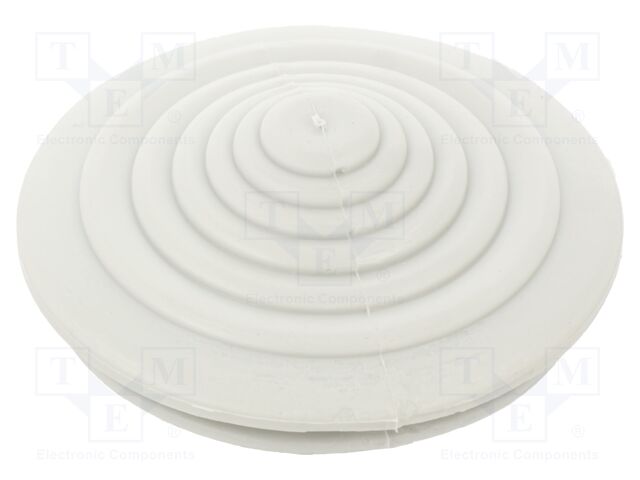 Grommet; rubber; grey; Panel thick: 2.5÷3mm; Øcable: 6÷32mm; IP67