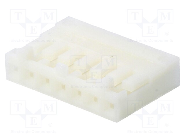 Plug; wire-wire/PCB; female; DF1B; 2.5mm; PIN: 7; w/o contacts