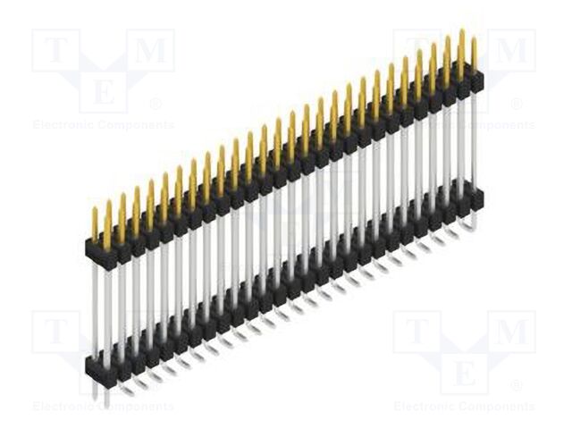 Connector: pin strips; pin header; male; PIN: 54; 2.54mm; SMT; 2x27