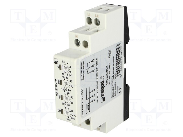 Module: current monitoring relay; AC current; 230VAC; DIN; SPDT