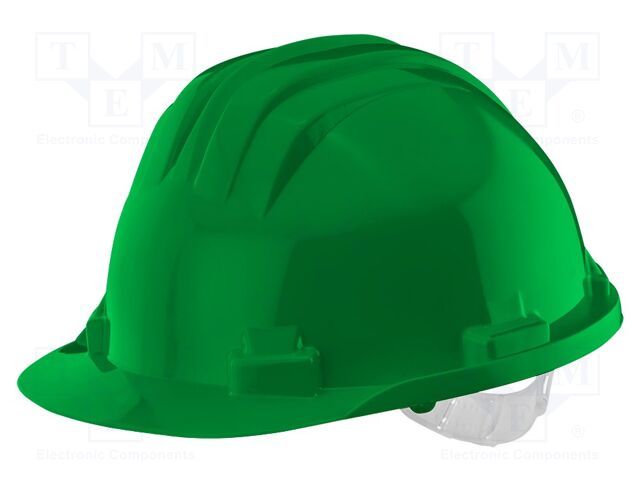 Protective helmet; Protection class: 0; green; 1kV