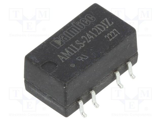 Converter: DC/DC; 1W; Uin: 21.6÷26.4V; Uout: 12VDC; Uout2: -12VDC