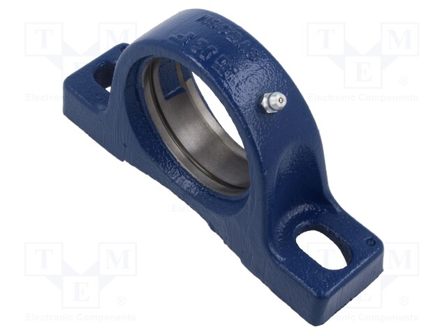 Bearing housing; with plummer block; cast iron; 62mm
