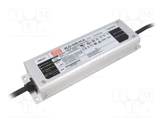 Power supply: switched-mode; LED; 239.6W; 27÷56VDC; 2400÷6660mA