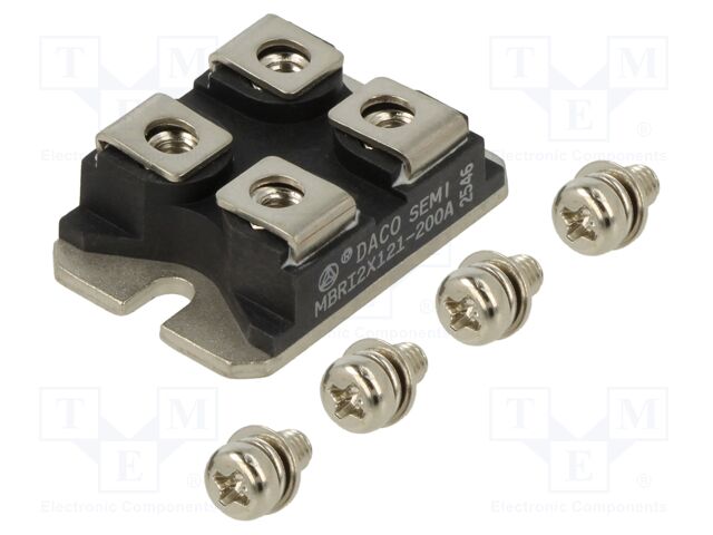 Module: diode; double independent; 200V; If: 120Ax2; SOT227B; screw