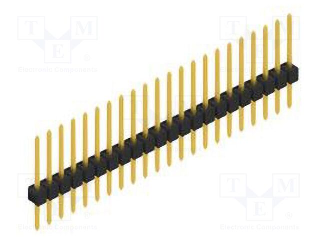 Connector: pin strips; pin header; male; PIN: 22; 2.54mm; THT; 1x22