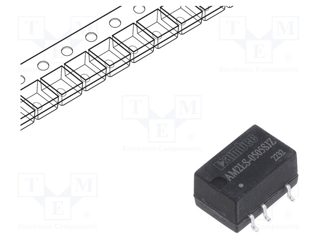 Converter: DC/DC; 2W; Uin: 4.5÷5.5V; Uout: 5VDC; SMD; 1.4g; AM2LS-JZ