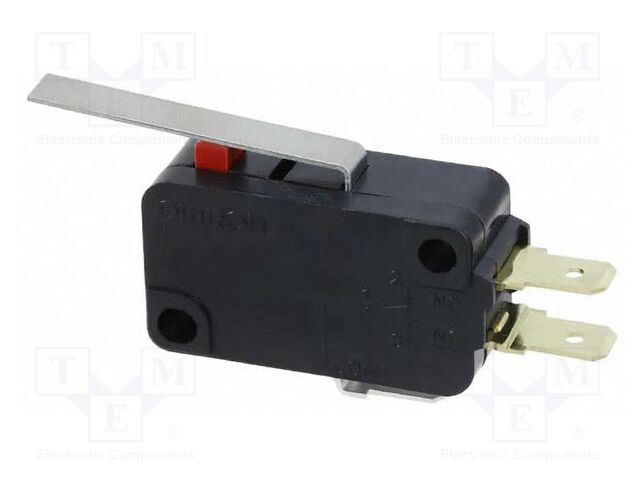 Microswitch SNAP ACTION; with lever; SPDT; 16A/250VAC; ON-(ON)
