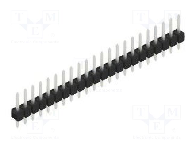 Connector: pin strips; pin header; male; PIN: 22; 2.54mm; THT; 1x22