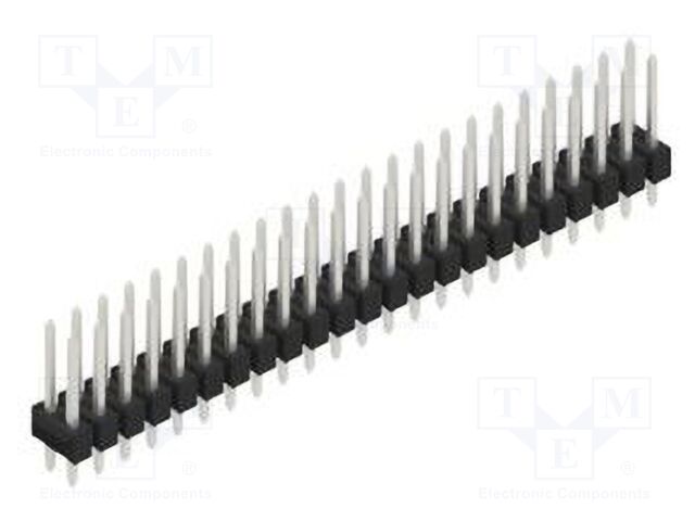 Connector: pin strips; pin header; male; PIN: 46; 2.54mm; THT; 2x23