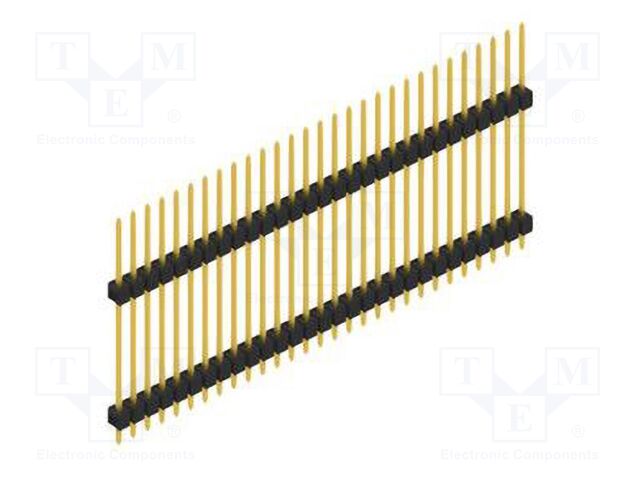Connector: pin strips; pin header; male; PIN: 29; 2.54mm; THT; 1x29