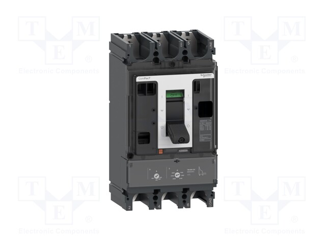 Power breaker; Poles: 3; DIN; Inom: 320A; NSX; IP40; -25÷70°C; 690VAC